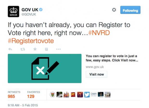 Register to Vote Twitter