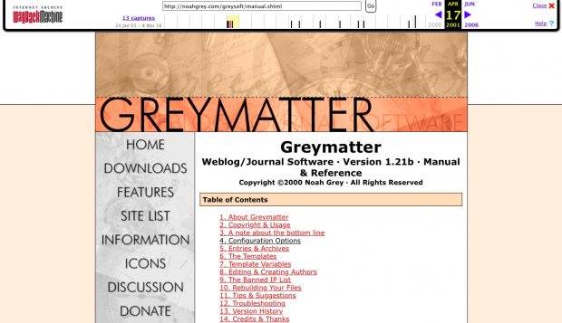 Greymatter webpage